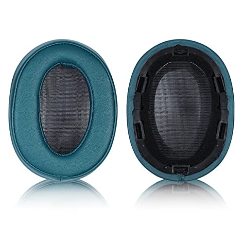 MDR-100ABN Earpads Replacement Ear Pads Protein Leather Cushion Repair Parts Compatible with WH-H900N Wireless Noise Canceling Over-Ear Headphones (Dark Green) miniatura 1