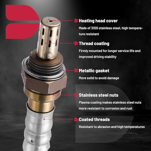 Sensor de oxígeno BDFHYK compatible Infiniti y Nissan miniatura 4