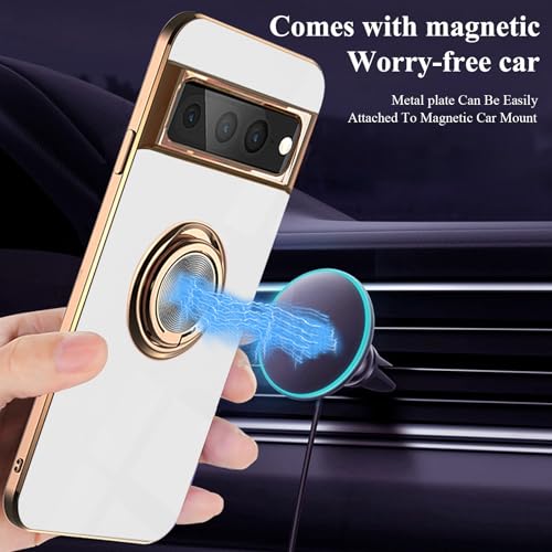 Coque Google Pixel 8A anti-choc et rayures silicone noir souple esthétique pour fille - 2