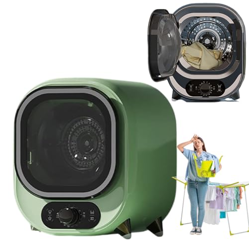 Secadora de 450 W, capacidad de 18 litros, aire caliente y frío, temperatura ajustable, 35 dB, bañera de acero inoxidable, control de un solo toque