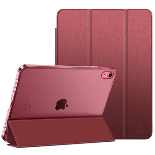 Fintie Hülle für iPad (A16) 11. Generation/iPad 10. Gen, Burgunderrot – Ansicht 1