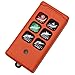 6 Buttons Wireless Crane Remote Control AC110V 1 Transmitters Industrial Channel 902~928MHZ Operating Frequency Electric Lift Hoist Switch Receiver IP66