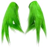 Bnikion Green Monster Gloves Green Furry Hand Gloves for Adult Halloween Christmas Cosplay Costume Accessories