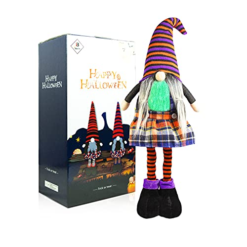 Halloween Decorations Gnome Plush,Swedish Tomte Gnomes Doll Decor Plush,Retractable Legs Plush Doll with Lamp Lights Home/Room Ornaments,Plush Lighted Gnome Home Decor Ornaments Gifts 1pc