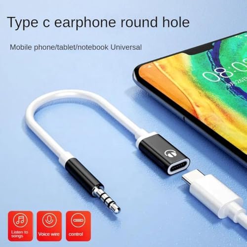 Cable adaptador de audio Jack 3.5mm a TypeC miniatura 5