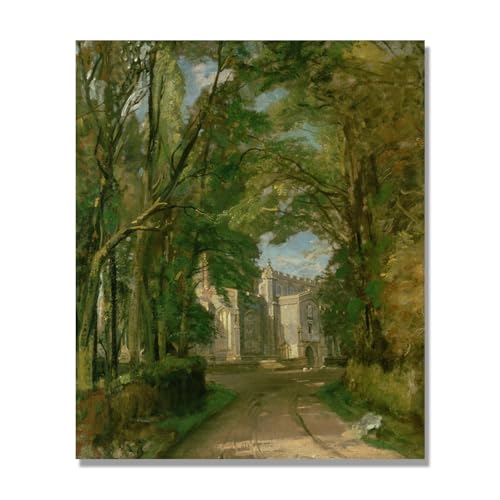 Poster John Constable Sans titre 8 repro toile 40x48cm pour deco murale ferme