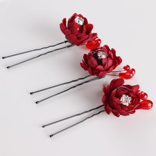 Horquillas pelo novia flores accesorios cabello boda tocados novia elegantes 7