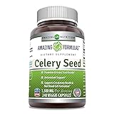 Amazing Formulas Celery Seed Extract Supplement | 1500 Mg | 240 Veggie Capsules | Non-GMO | Gluten-Free | Made in USA