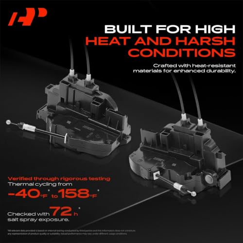 Image of A-Premium Door Lock Latch Actuator Compatible with Hyundai Vehicles - Elantra 2009 2010 2011 2012 - Front Driver and Passenger Side, 2-PC Set, Replace# 813102L020, 813202L030