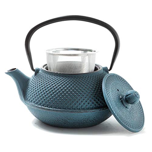 Tealøv TETERA HIERRO FUNDIDO 800 ML | Tetera de Hierro Fundido | Con Infusor de Acero Inoxidable | Interior Totalmente… - Imagen 3