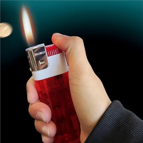 Encendedor transparente duradero y recargable miniatura 5