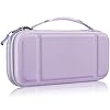 Fintie Carrying Case for Nintendo Switch OLED Model 2021/Switch 2017, [Shockproof] Hard Shell Protective Cover Travel Bag with 10 Game Card Slots & Inner Pocket