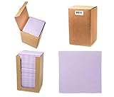 Alvotex CHIC Airlaid 100 Coctailservietten, 1/4 Falten Stoffähnlich, Hochwertige Einwegserviette, Lila, 20x20 cm