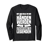 Stuckarbeiten Kelle Für Gipser Verputzer Stuckateurmeister Langarmshirt