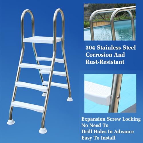 Escalera para piscina de acero inoxidable 304 miniatura 3