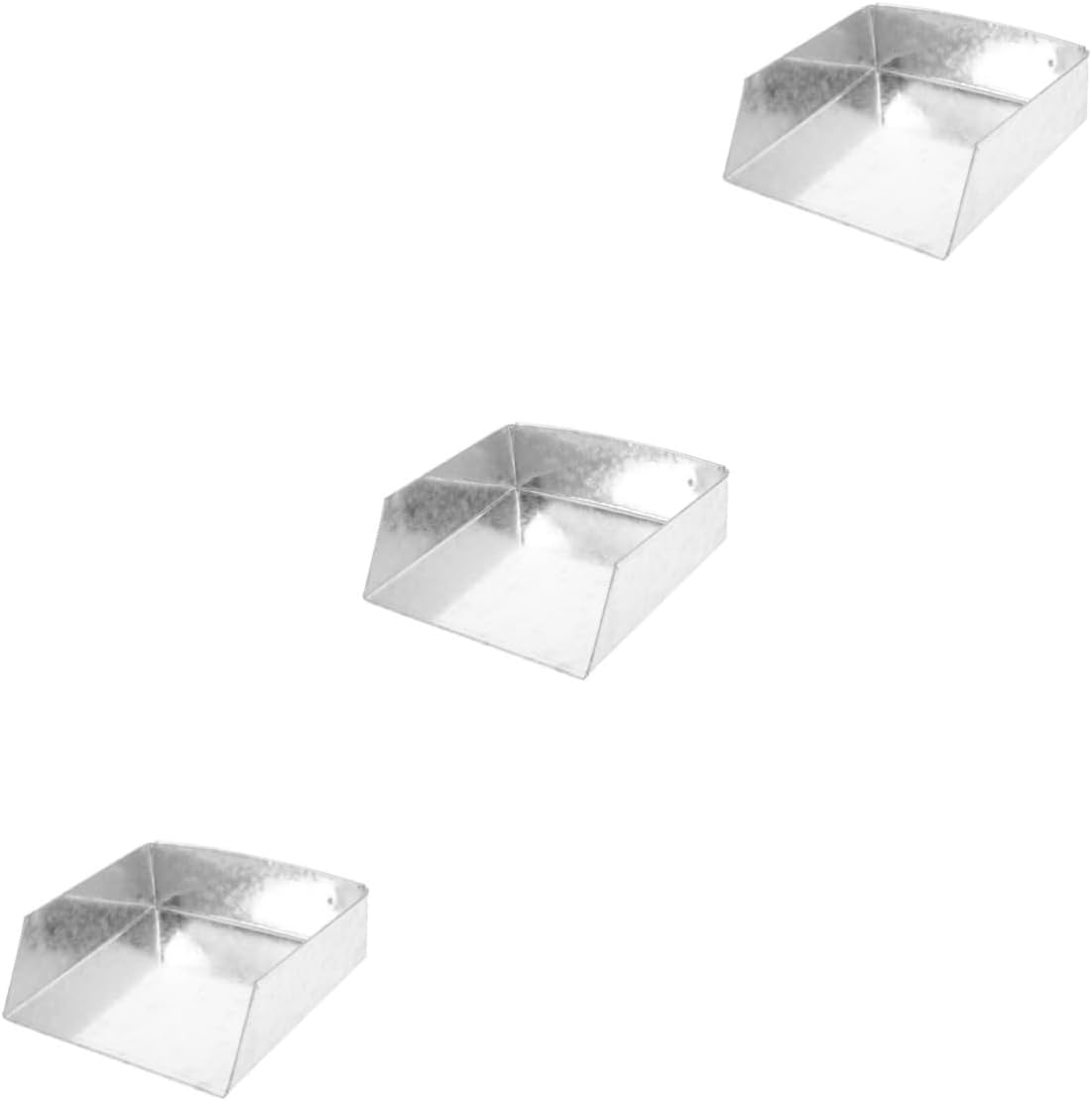 Tofficu 3pcs Gutter Downspout Strainer Rainwater Diverter for Outdoor Drainage Easy to Install Water Collection System Corner Compatible Gutter Accessory