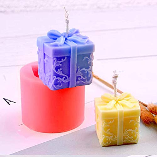 3D Kerzenform Silikongussform, Silikonformen, Kerze Herstellung von Formen, DIY Stereo Silikon Seifenform Zylinder Fondant Casting für DIY Handwerk – Bild 4