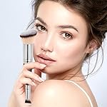 Daubigny Makeup Brushes Dual-ended Foundation Brush Concealer Brush Perfect for Any Look Premium Luxe Hair Rounded Taperd Flawless Brush Ideal for Liquid, Cream, Powder,Blending,Concealer(Angled) - Image 2
