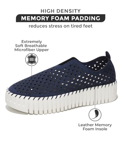 Project Cloud Daffodil Sneakers, Women's Lightweight Shoes - Blue, Size 93