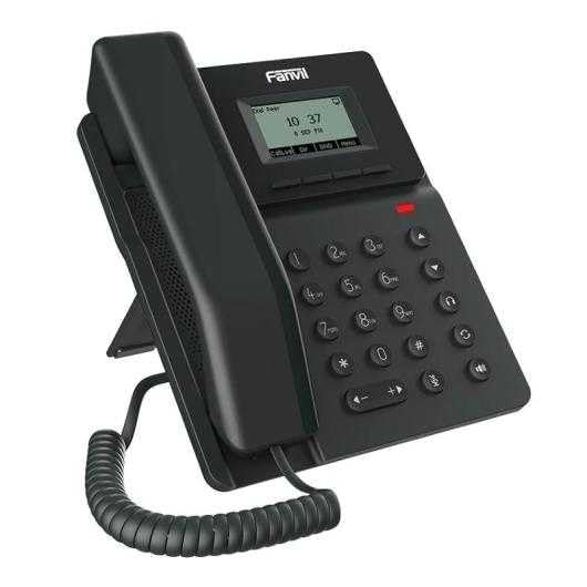 Fanvil V50P, Telefono IP con Display 2,3", 2 Porte PoE 10/100, Vivavoce, Compatibile con Asterisk/3CX/Broadsoft