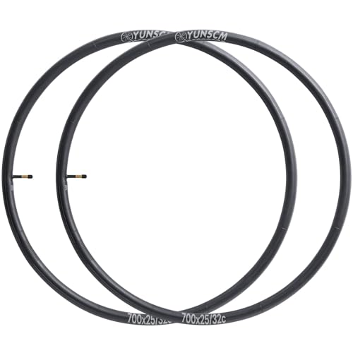 Image of 700x25C /28C /32C AV48mm Bike Tubes and Tire Levers 700C Bicycle Tubes 2-PCS