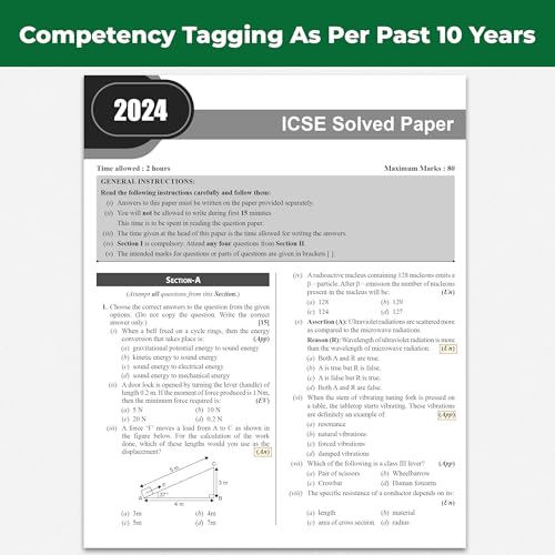 Image of PW ICSE Class 10 Previous Year Question Papers | 10 Years Solved Papers (2016-2026) | Board Exam 2027 | Physics, Chemistry, Maths, Biology, Economics, ... Computer Applications, English Paper 1 & 2