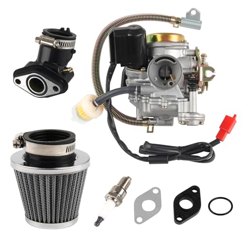 DOCAS GY6 50cc Vergaser,Hochleistungs-Vergaser pass für 4-Takt 49CC 50 CC 80CC 139QMB PD18J Dirt Bike Motocross Motorrad Go Karts Scooter Quad ATV DOCAS GY6 50cc Vergaser,Hochleistungs-Vergaser pass für 4-Takt 49CC 50 CC 80CC 139QMB PD18J Dirt Bike Motocross Motorrad Go Karts Scooter Quad ATV