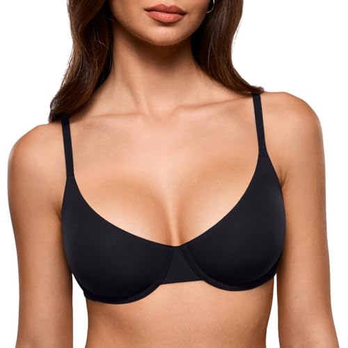 Image of INLYRIC Women's Unlined Balconette Bra Tshirt Underwire
