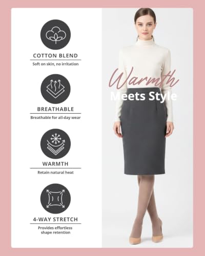 Image of MeMoi Brooklyn Flat Knit Sweater Tights for Women, Cotton Blend XS-6X