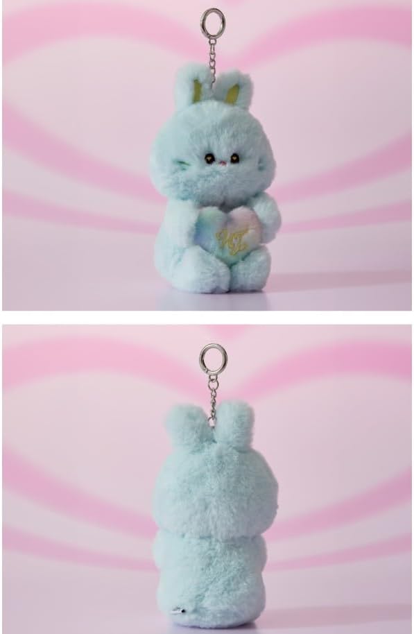 NewJeans [ bunini TALKING Sound Message Plush Keyring ] LINE FRIENDS How Sweet POP-UP Official MD Merch (BLUE (HYEIN Ver.))