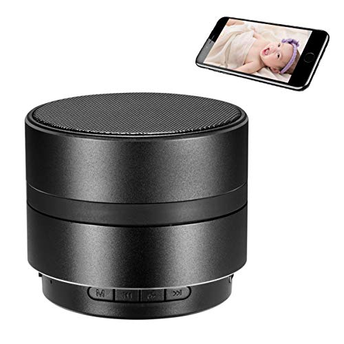 Winsper Camera Bluetooth Speaker WiFi HD 1080P Wireless Nanny Camera,Stereo Music Player Security Video,Remote View Motion Detection Mini Cam ( Video Only )