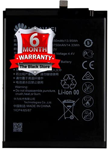 Image of The Black Store Original HB386589ECW Battery for Huawei Nova 3, Nova 4, Mate 20 /20 Lite, P10 Plus Honor 20, 8X, V10 Viwe10 Honor Play (3750mAh)