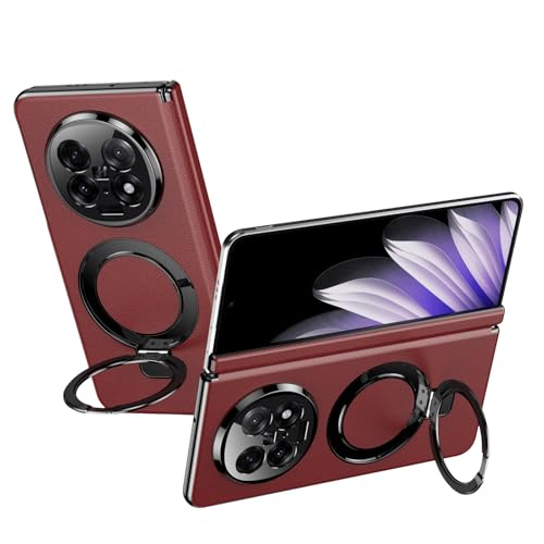 Coque Oppo Find N5 2025 rouge idéale pour le bureau avec support