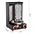 KZU Shawarma Machine, Rotating Vertical Rotisserie with 2x Burner, Stainless Steel Propane Gas Doner Kebab Machine Chicken Gyro Grill, Vertical Broiler for Commercial Home Grill