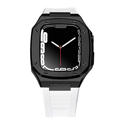 Bracelet Apple Watch 44mm en caoutchouc et boîtier métal pour le quotidien