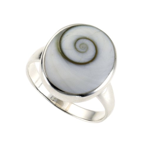 Preisvergleich Produktbild ZEEme Pearls Damenring, 925 Sterlingsilber "Muschel" W20 342270089-020