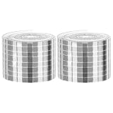2 Rotoli Adesivi Mosaico in Vetro Autoadesivi, per Pareti