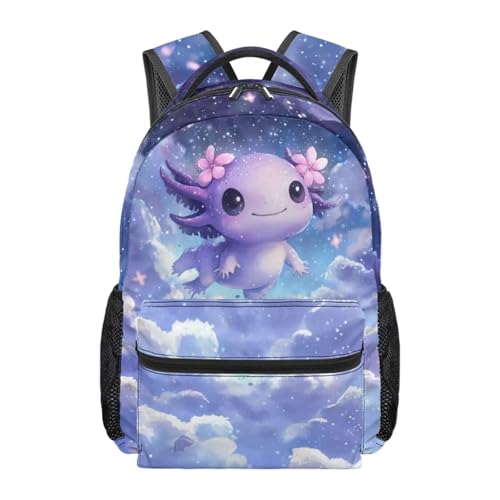 Sac à dos Axolotl grand volume contre le désordre des fournitures