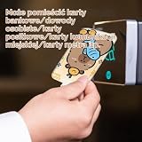 FOSDICK 2 sztuki Etui na dowód osobisty Capybara z tasiemką, Wyciągany smycz uchwyt na dowód osobisty, Uchwyt na karty Capybara dowód osobisty, Urocze etui na karty z tasiemką, Uchwyt na plakietkę dla