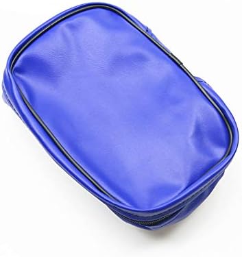 Universal Dirt Bike Off-road PU Leather Tool Bag Storage Tool For Motorcycle Honda Kawasaki Yamaha XR250 KLX250 DRZ 250 (Blue)