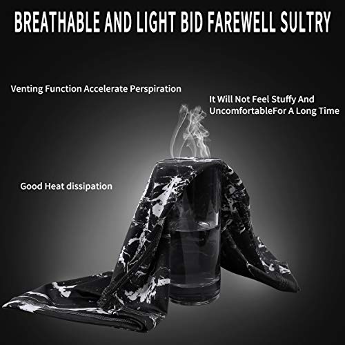 image for Achiou Neck Gaiter Face Mask Scarf Dust Sun Protection Cool Lightweigh