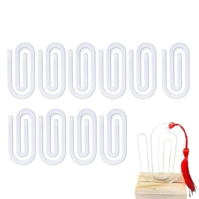 Sujetapapeles de Material Acrílico - 10 piezas materiales para marcapáginas,clips de papel extragrandes - Para agendas, diarios, oficinas, libros, comidas, documentos, carpetas y cuadernos | Ya disponible en tu tienda friki favorita! En mundofriki.es!