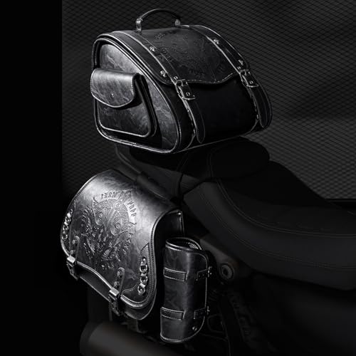 Sac de selle de moto imperméable et facile à installer - 7