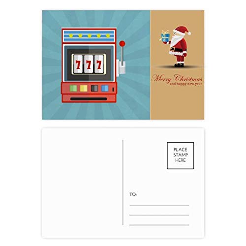 Cartes postales Père Noël et Bandit pour écrire vos vœux autour du sapin en famille