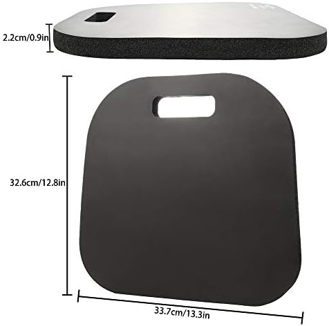 Sport Cushion Memory Foam Luxury Seat Cushion Sporting Event Seat Pad Comfortable Sitting Kneeling Pad Yoga Kneeler Mat with Carry Handle for Boat Stadiums Bleachers Chairs Seat