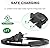 Power Cord for Samsung TV, Replacement Samsung TV 2 Prong AC Power Cord UN40 UN43 UN48 UN49 UN50 UN55 UN60 UN70 UN75 UN78 UN65KS8000FXZA Smart 4K, Compatible for LG 24" 28", TCL Roku TVs (6Ft)