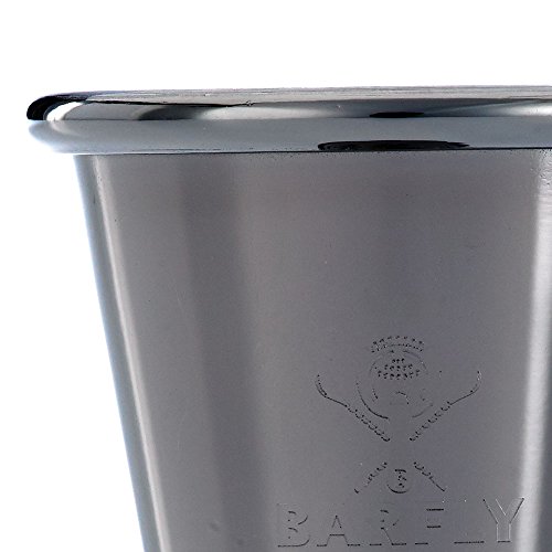 Barfly Japanese Style Jigger, 1 oz x 2 oz, Gun Metal Black