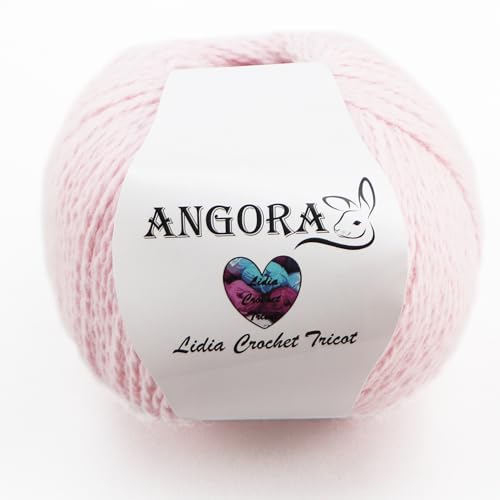 Hilo de lana Angora, extremadamente suave: hilo de lana angora, hilo de tejer, hilo de ganchillo (50 gr/ovillo; 8 colores) (empresa española/envío desde España)… (04)
