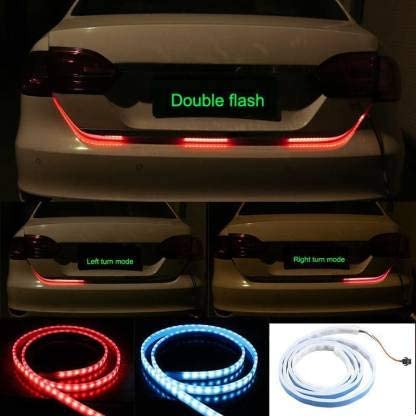 Image of Auto Oprema (AWARD WINNER AT INDIA'S RISING STAR 2024 Led Strip Trunk /Dicky /Boot /Tail Lights Streamer Brake Turn Signal Light Compatible With Tata Tiago Car