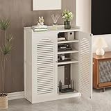 Pavimento Standing WiFi Router Sto Cabinet Hidden Box con ripiani & Power Strip Cable ment Solut per nized Home Office & Living Room